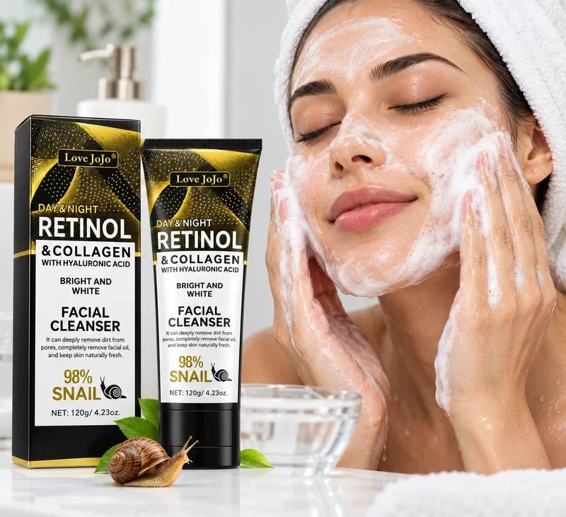 Retinol and Collagen Facial Cleanser with Hyaluronic Acid (120g)