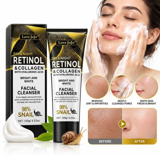 Retinol and Collagen Facial Cleanser with Hyaluronic Acid (120g)