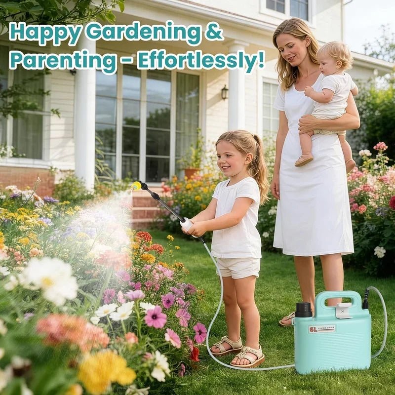 6L Electric Garden Sprayer, Rechargeable High Pressure Sprayer