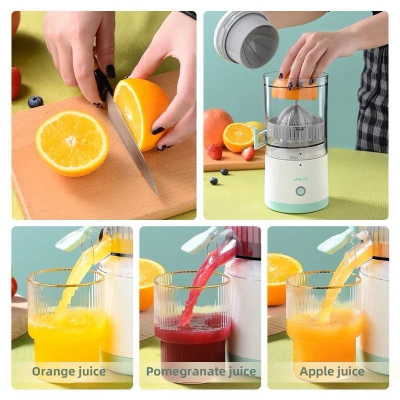 Portable USB Rechargeable Fruit Juicer, Cordless Citrus Juicer