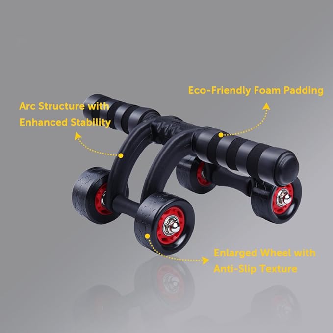 LORDEX Ab Roller Two-Wheel Core Exercise Wheel