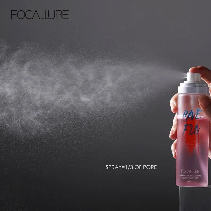 Long-Lasting Makeup Setting Spray, Smudge-Proof Mist (Pink)